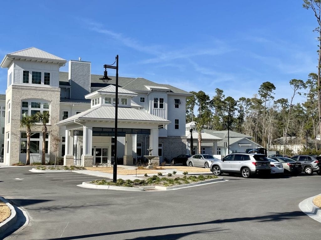 Parking Lot at Thrive Skidaway Island 